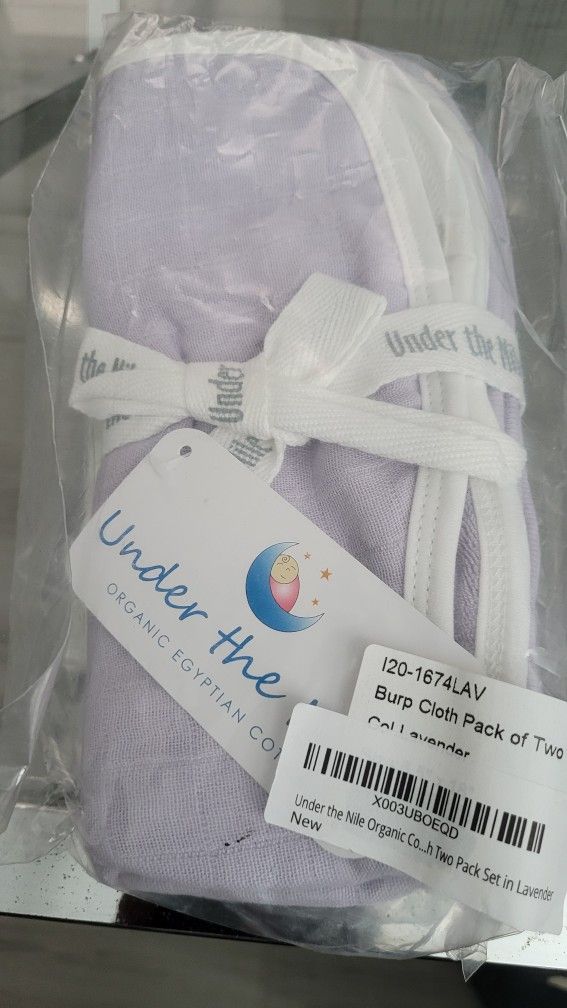 Under The Nile Organic Burp Cloths