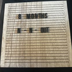 Letter Board With The Letters