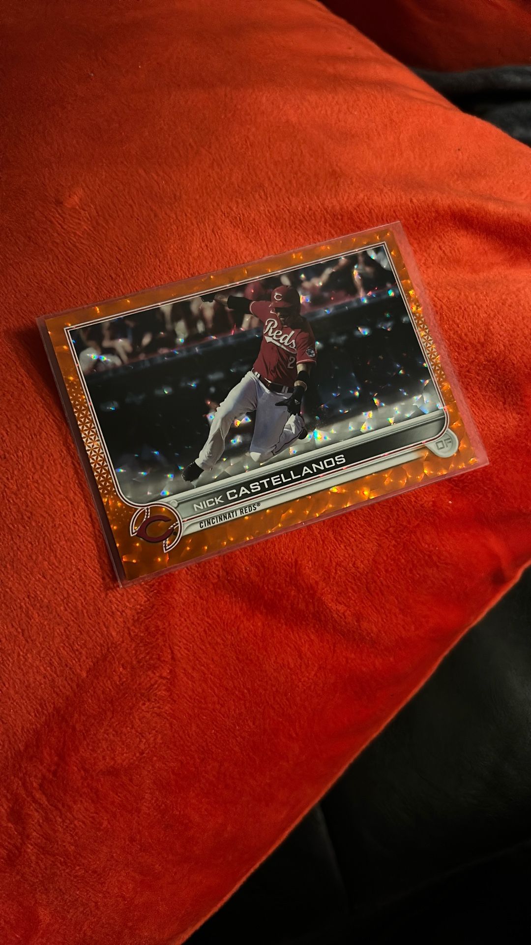Nick Castellanos Orange Refractor Parallel 27/299