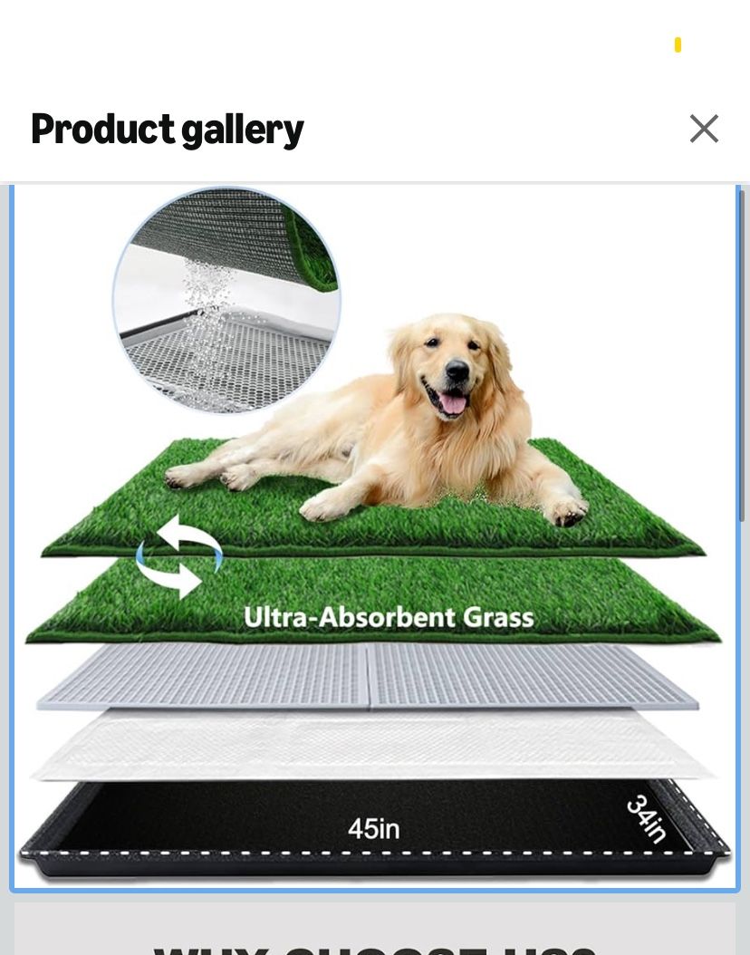 New Dog Potty artificial grass XL