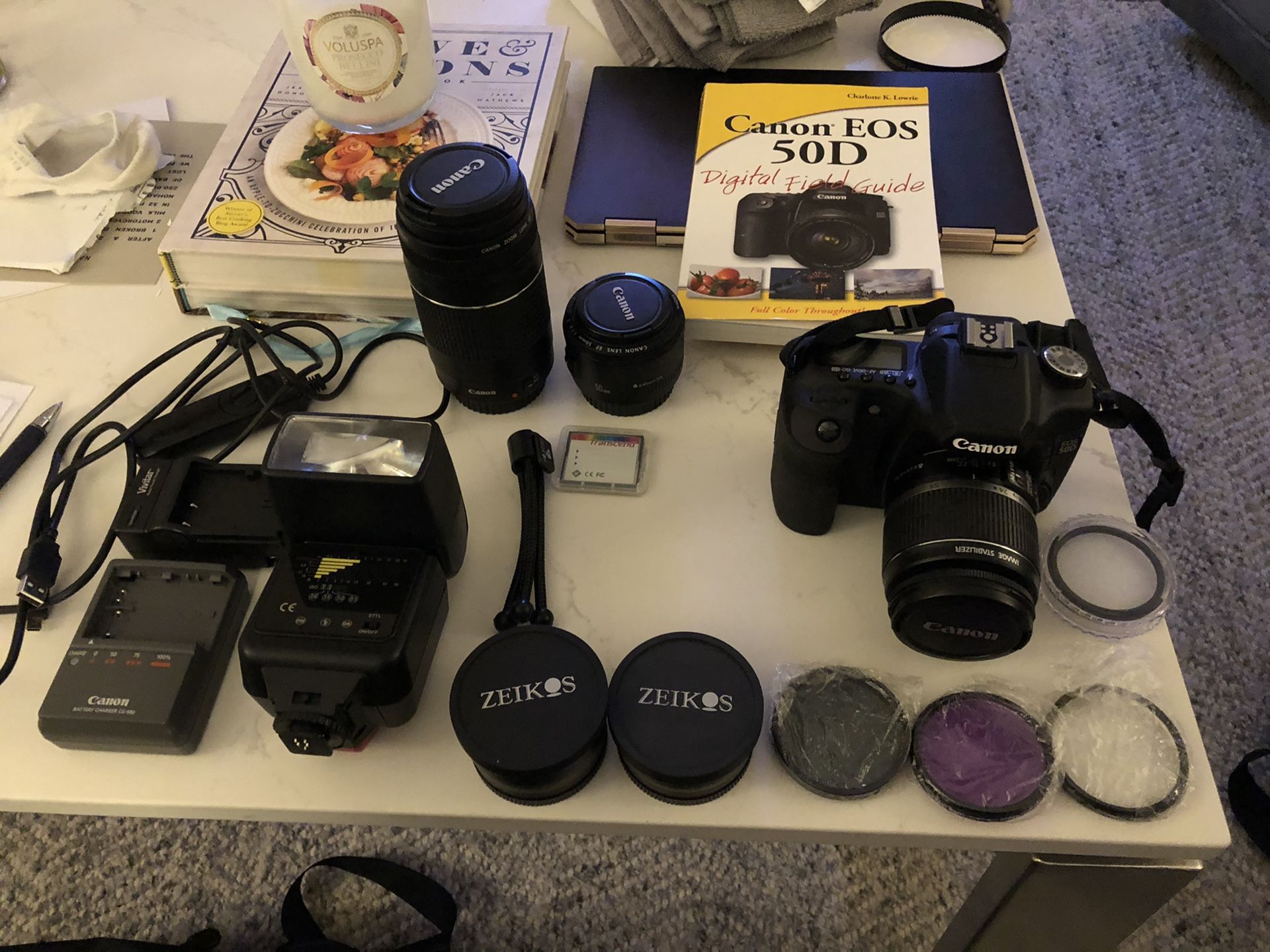 Canon 50D SLR Camera and Gear / Lenses