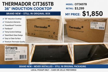 New Thermador 36" Induction Cooktop