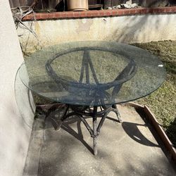 Glass table