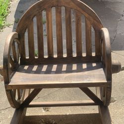 Wide Wood Rocking Chair Brand New 