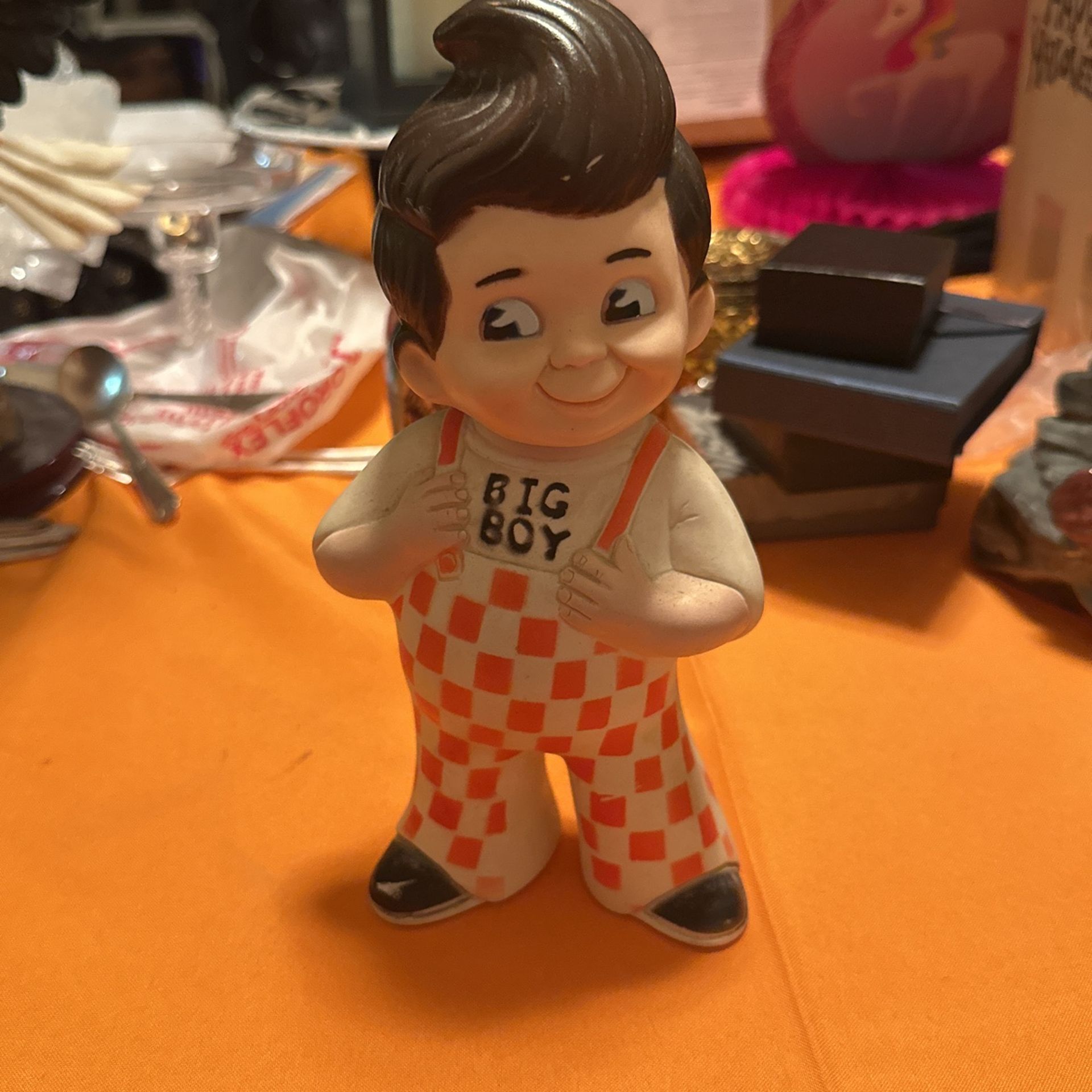 Bob's Big Boy coin bank.