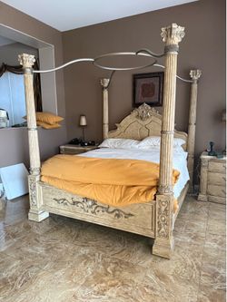 Bed Frame/TV Stand Combo