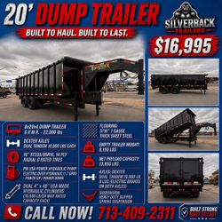 NEW DUMP TRAILER 20’ Gooseneck