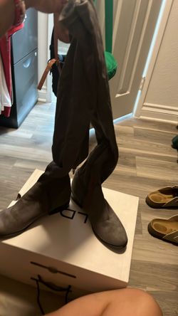 Gray Boots