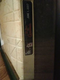 Dodger vs Cardinal 3rd base from a game in 2017. Make an offer.