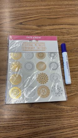 Metallic tattoos (read description)