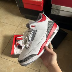 Jordan 3 Retro Fire Red 