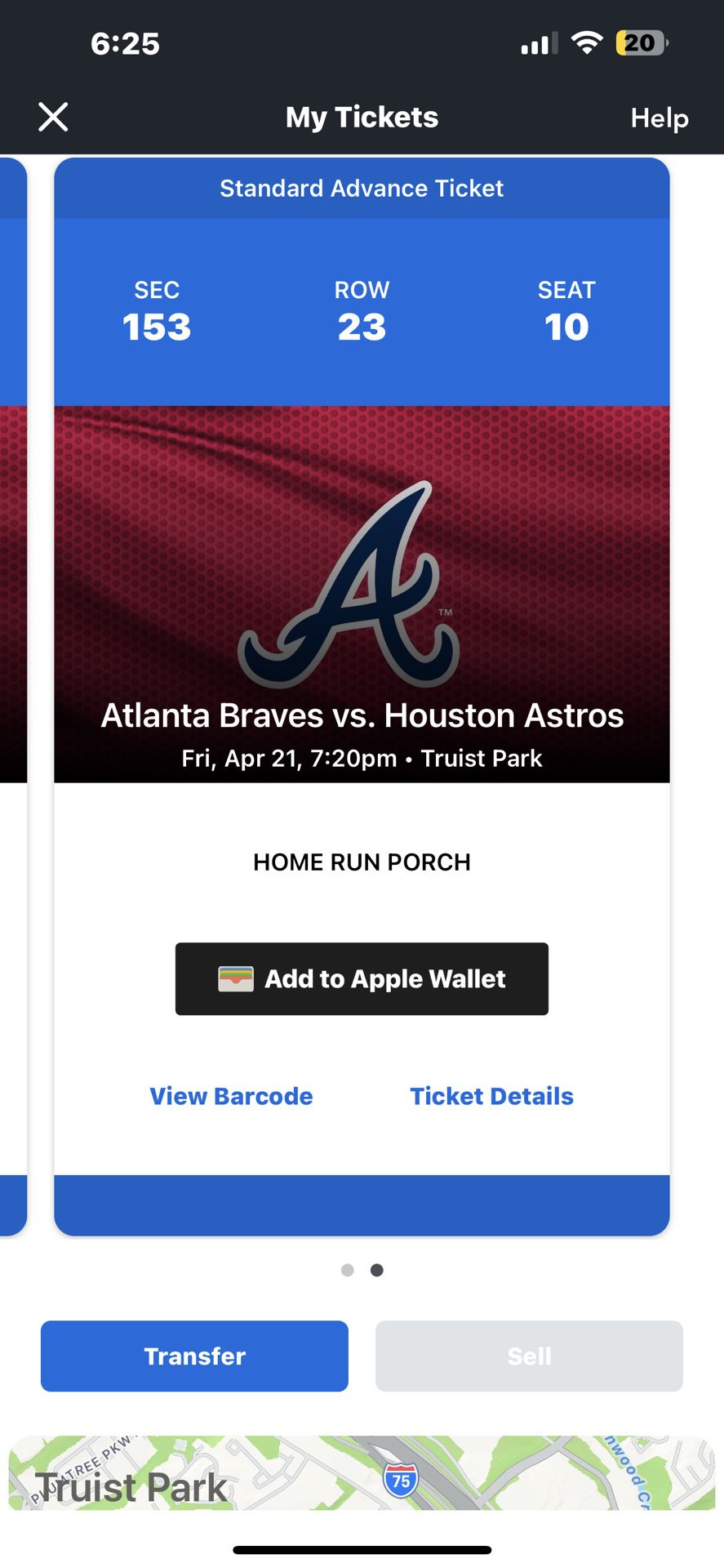 Selling Two Atlanta Braves Vs Houston Astros Tickets 