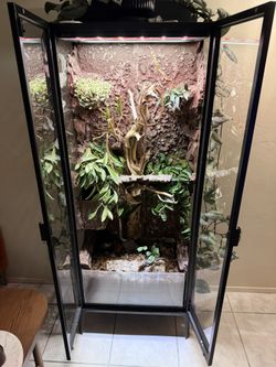 IKEA MILSBO Converted Cabinet With Plants