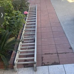 Excellent Condition, 36 Feet And More Sizes Available Aluminum Extension Ladders