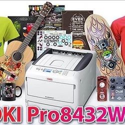 Oki Pro8432wt Full Color Transfer Printer 