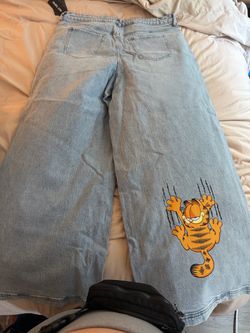 Hot Topic Garfield Wide Leg Jeans