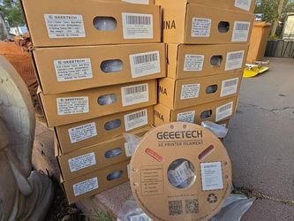 🔥 15 GEEETECH PLA 3D Printer Filament Rolls 1.75mm 1KG – NEW