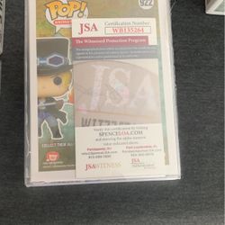 funko pop 922 signed by sabo