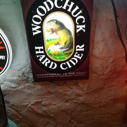 Woodchuck Cider Bar Light AWESOME Rare