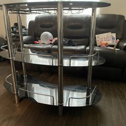 Glass Wine Stand Moving Sell