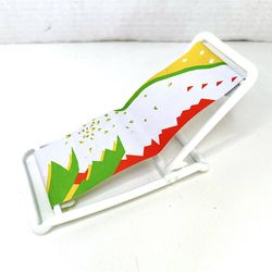 Vintage Barbie White Poolside Lounge Chair