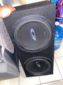 Alpine 212s subwoofers