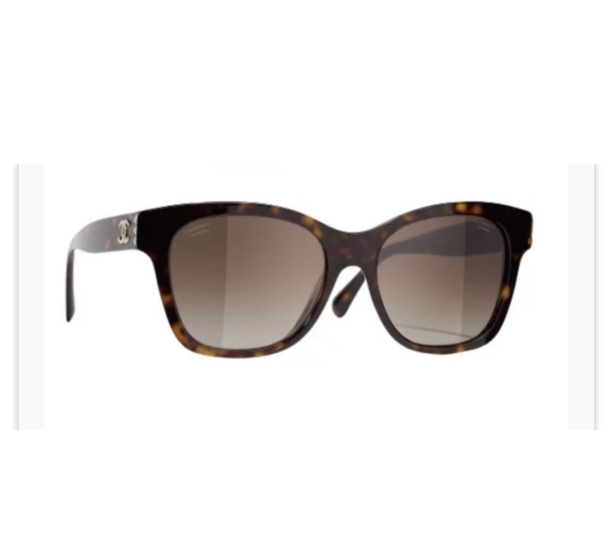 New Authentic Chanel Sunglasses CH5482H 1255/S4 54-17-140 No Case Made In Italy