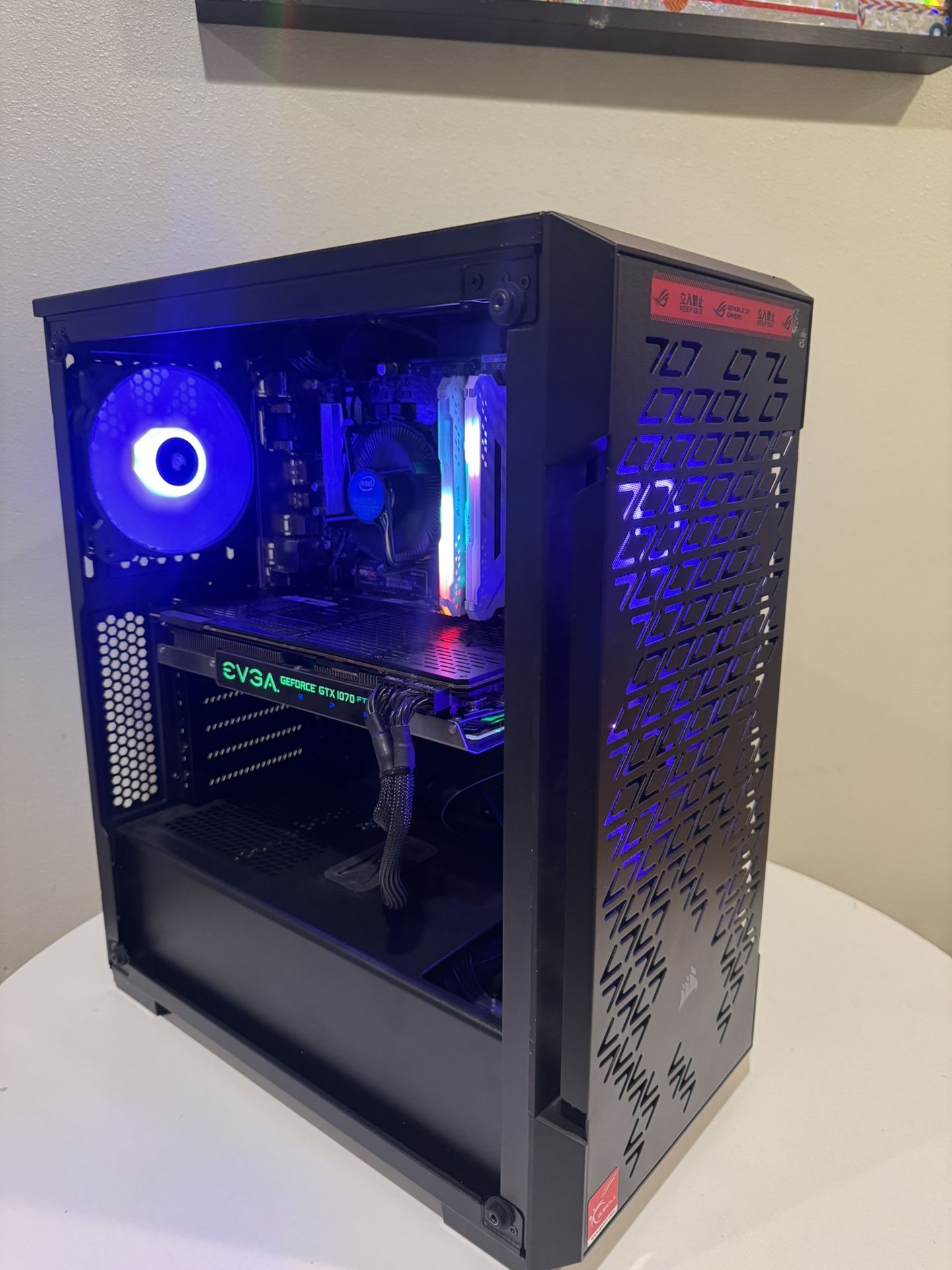 i7 8700/32gb Ram/GTX 1070 Gaming PC Desktop Computer Windows 11