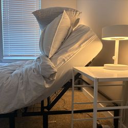 Adjustable Bed Frame W Mattress: Queen (Sleepy’s Mattress Firm)