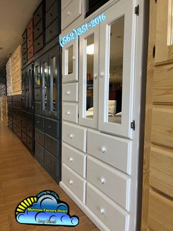 White XL closet wardrobe pinewood ropero armoire Nuevo new
