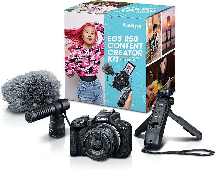 Canon R50 Kit, With Box Great Condition 