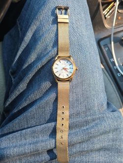 Citizen Eco-Drive Gold Mesh Watch