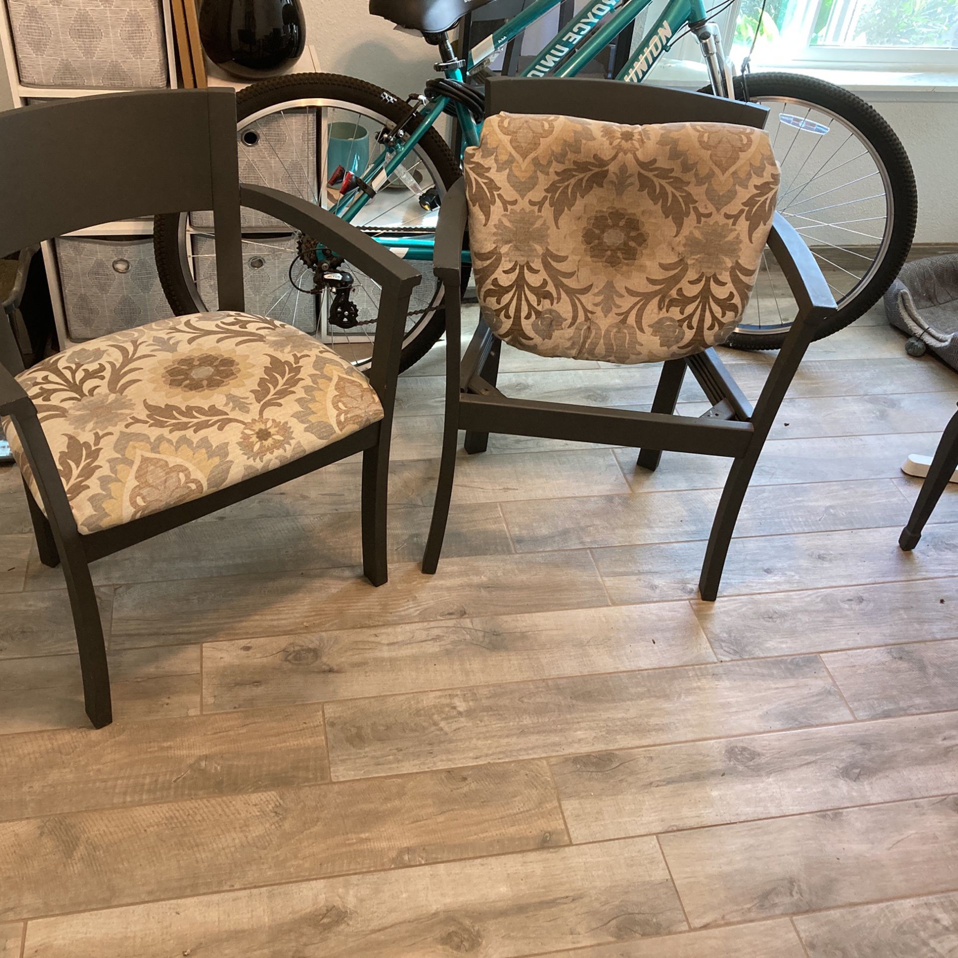 Set Of 2 Wooden Chairs