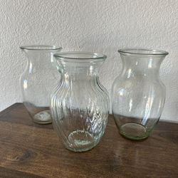 Glass vases