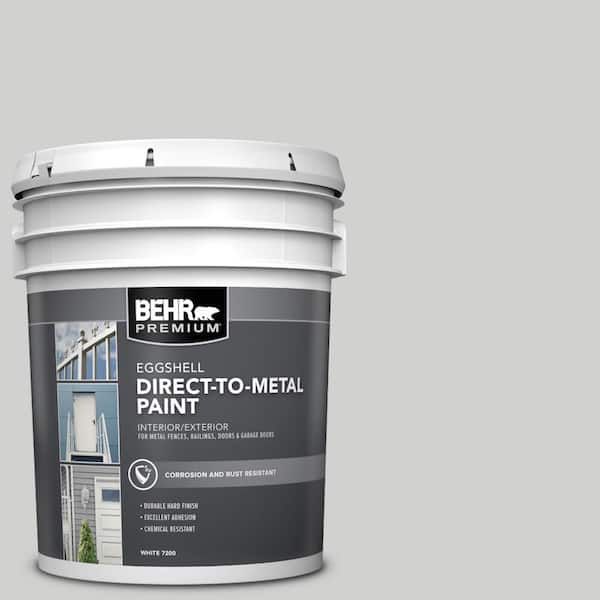 Behr 5 Gallon White Direct to Metal Interior/Exterior Paint Eggshell Sheen