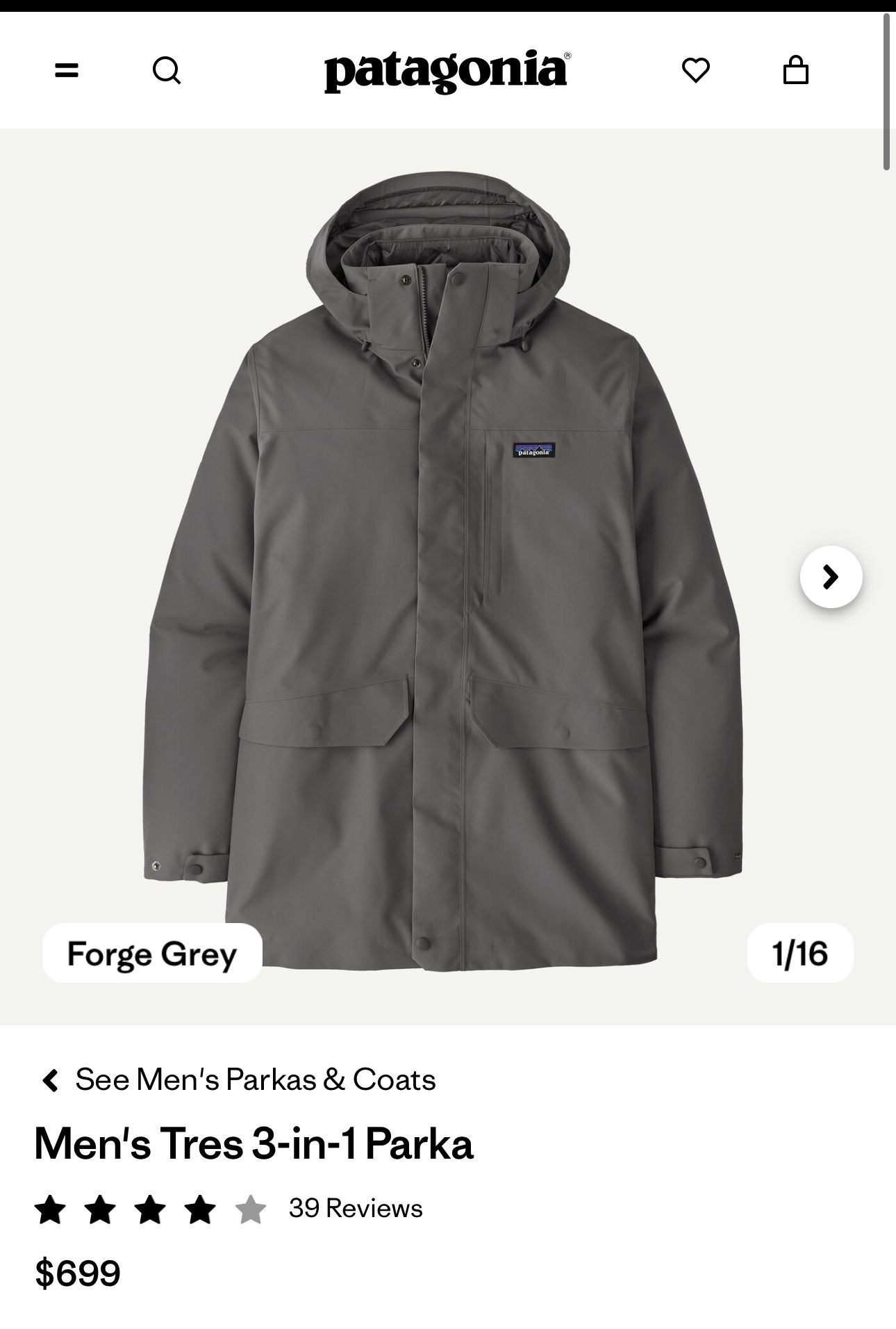 Men’s 3-in-1 Parka