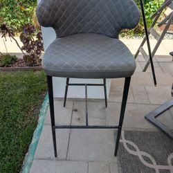 Bar Stool, Leather