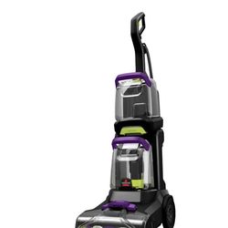 BISSELL PowerForce Pet Turbo XL Upright Deep Cleaner, for Carpet and Upholstery, Drys in 45 minutes, Trial Formula, 3896, Purple