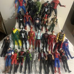 LOT OF 28 RANDOM MATVEL LEGENDS ALL IN GREAT CONDITION 