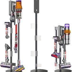  Height-Adjustment Vacuum Stand for V7/V8/V9/V10/V11/V12/V15/Gen5,Pure Metal Storage Holder with 4 Secure Clips &Max 9 Accessories,Easy-Access S
