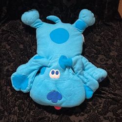 Vintage 1997 Large Blue's Clues Plush Crown Crafts Pillow pal 28" Huge Nickelodeon