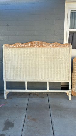 Queen, Bedroom Headboard & Frame And Mirror