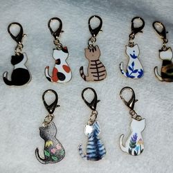 Brand New Kitty Cat Keychain Charms 
