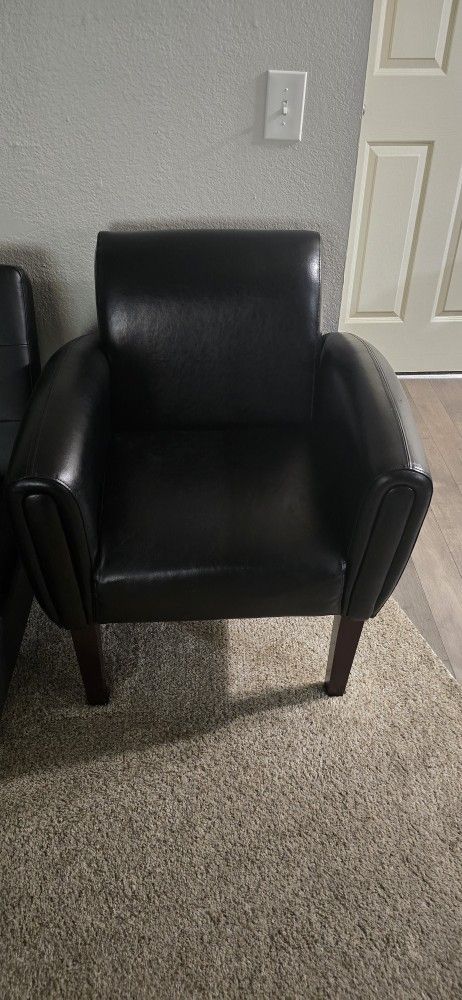 Faux Leather Chair