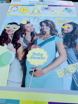 Two Photo Props For Baby shower 