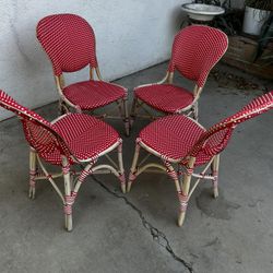 Rattan Bistro chairs