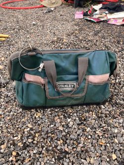 Stanley Tool Bag Green Canvas