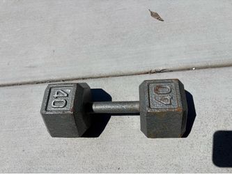 40lbs dumbell