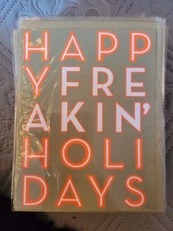 Happy Freakn Holiday, set of 32