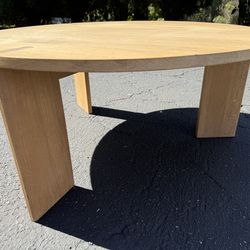 Light Oak Coffee Table- solid wood